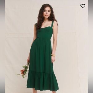 Reformation Celestia Dress - Green
